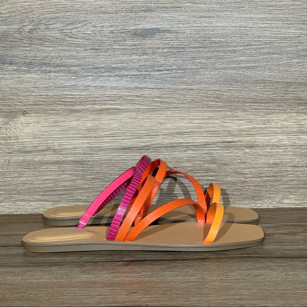 Marc Fisher Bonina Multicolor Ombre’ Strappy Slide Sandal